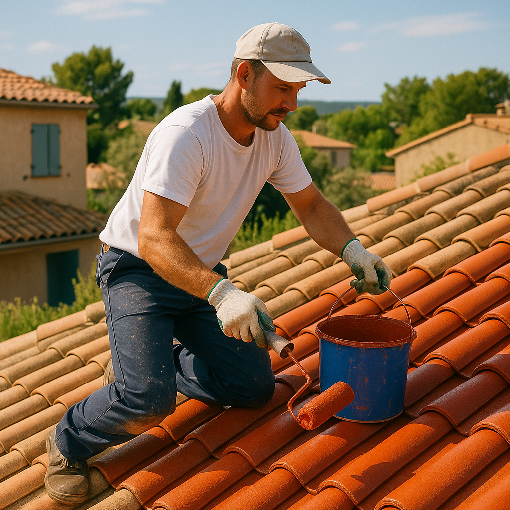 peinture toiture Vidauban